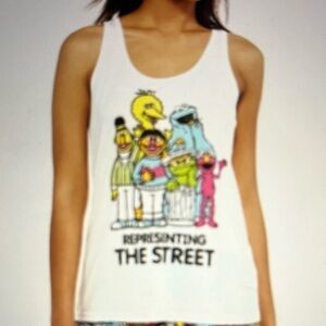 Sesame Street "Representing the Street" Tank Top Medium
